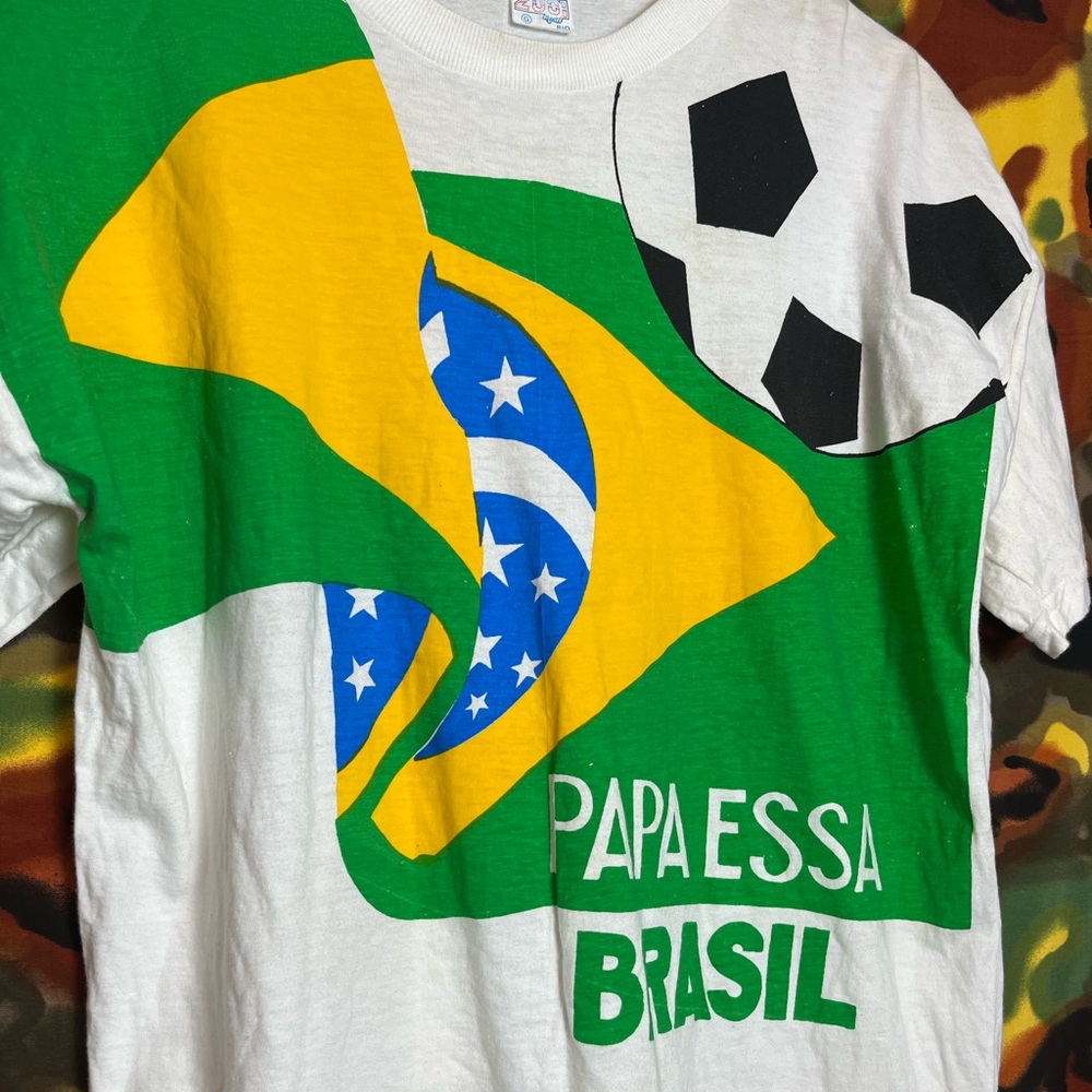 Vintage Papa Essa Brasil Soccer Shirt - Picture 2 of 14